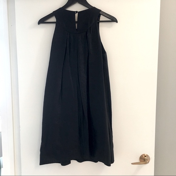 Alexia Admor Jewel Black Satin Trapeze Dress - Picture 2 of 10